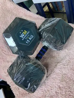 15KG Hexagon Dumbbell - Brand New