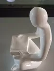 Decorative Reading Man - Brand New - 1