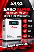 SAKO Alpha 1000W/2kWh Tsarin Adana Makamashi - 2