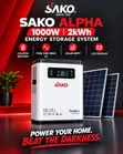 SAKO Alpha 1000W/2kWh Tsarin Adana Makamashi - 3