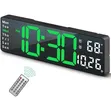 Rectangular LED Digital Wall Clock da Remote - 3