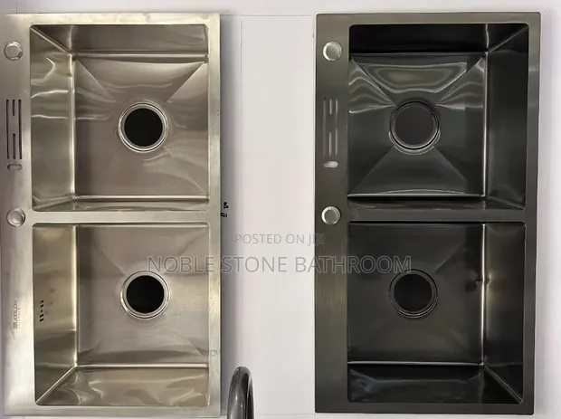 Master Handmade Double Bowl Kitchen Sink - 1