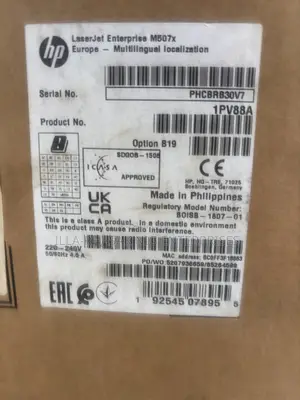 Injin Bugawa na HP LaserJet Enterprise M507x