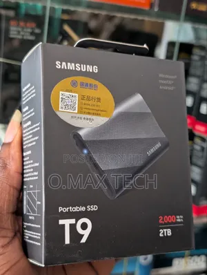 Samsung T9 2TB Mai Ɗaukar Hoto SSD (2000MB/s)