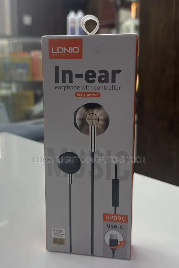 LDNIO HP09C In-Ear Earphones Mai Sarrafa USB-C - 1
