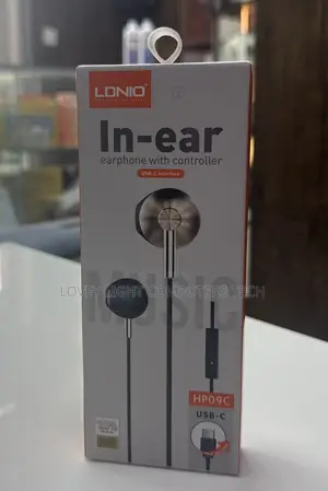 LDNIO HP09C In-Ear Earphones Mai Sarrafa USB-C