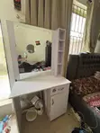 Home Interiors Mirror Shelf with 2 Drawers - 1