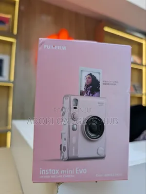 Fujifilm Instax Mini Evo - Gentle Rose Hybrid Instant Camera