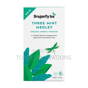 Dragonfly Tea Organic Three Mint Medley Bags
