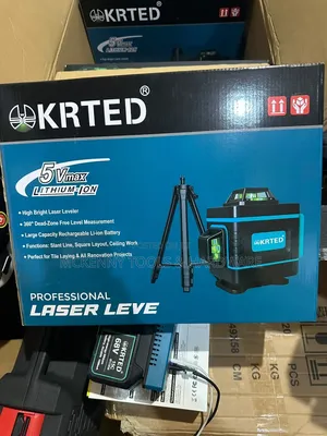 Krted Professional Laser Level - 5V Max Lithium-Ion