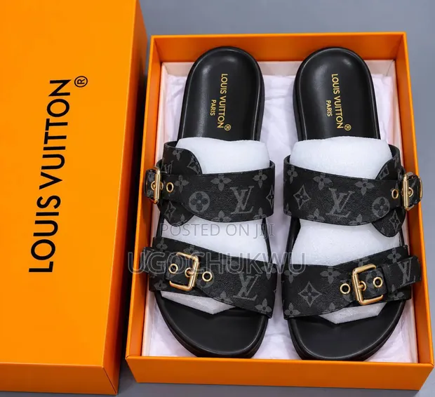 Louis Vuitton Buckle Slippers - 1