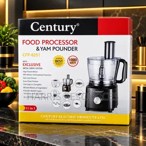 Century 11-in-1 Food Processor & Yam Pounder (CFP-8251)