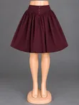 Louis Vuitton Bubble Skirt - Brown Velvet - 2