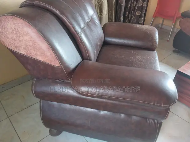 Used 2-Seater and 1-Seater Sofa Set with Center Table - 1