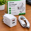 Infinix 40W Fast Charger (Dual Port PD) - 1