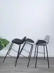 Modern Nordic-Style Padded Bar Stools - 3