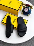 Fendi Chunky Slides - Black - 2