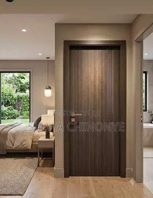 Superdoor Brown Wood Room Door (Sliding)