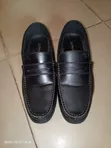 Timberland Black Leather Loafers - Size 42 - 5