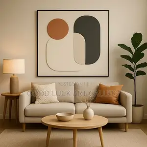 Zanen Bangon Abstract Geometric Mai Girma - Launuka na Duniya
