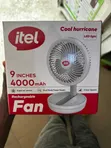 Itel Rechargeable Table Fan - 1