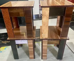 Home Interiors Brown Square Side Stools (Used)