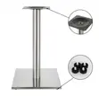 Central Pedestal Table Base - Black Steel - 5