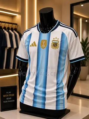 Argentina Home Football Jersey - Fans Edition