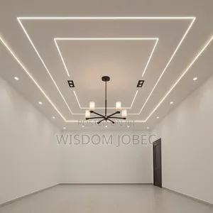 Modern Geometric False Ceiling Lighting