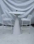 Brand New Standard Bar Stools and Table Set - 2
