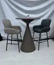 Executive Bar Stool and Table Set - 2