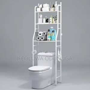 3-Tier Rack Mai Girma Sama da Bandaki