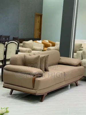 Home Interiors Quality Leather Sofa Set - 7 Seater