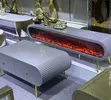 Modern Fireplace TV Console & Centre Table - Brand New - 1