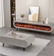 Modern Fireplace TV Console & Centre Table - Brand New - 2