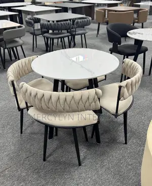 4 Seater Marble Dining Set