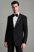 Elitman Babban Suit Mai Launi Baki - 1