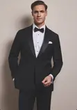 Elitman Babban Suit Mai Launi Baki - 2