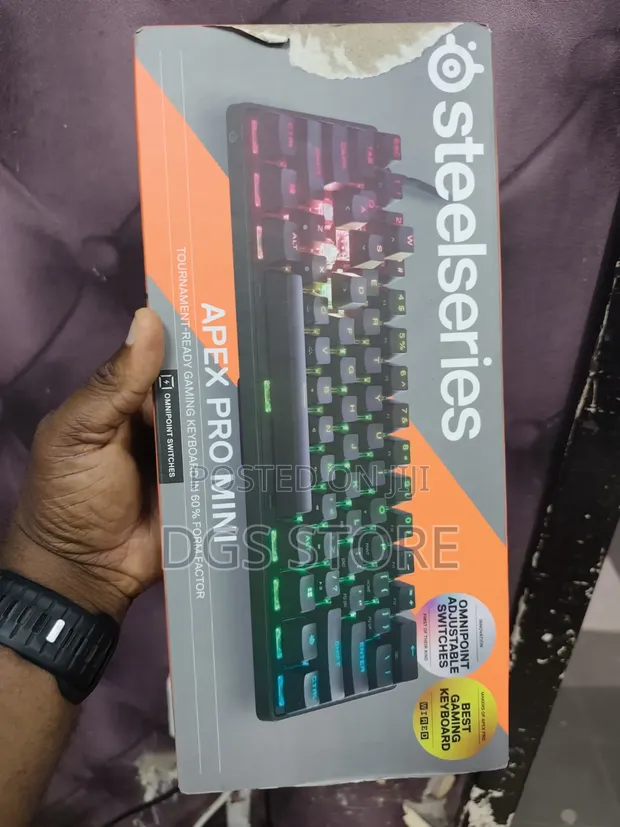 Open Box SteelSeries Apex Pro Mini Wired Gaming Keyboard - 1