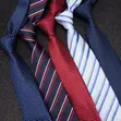 Men's Formal Ties - Black, Red, Blue - 2