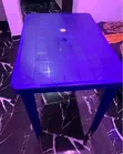 Teburin Filastik Mai launin Shuɗi Mai Amfani - 1