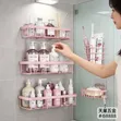 VIP 5-Tier Bathroom Soap Rack Set - Pink Metal - 1
