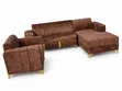 Sabon Gida Interiors L-Shape Sofa - Brown - 1