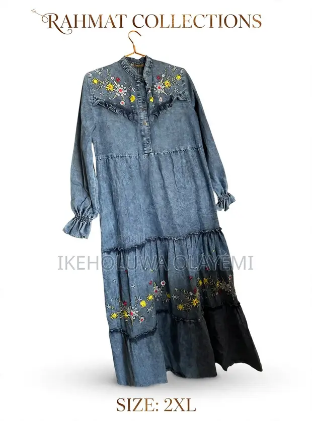 Egypt Abaya Classic Silk Abaya - Multi - 1