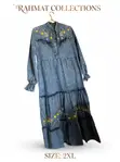 Egypt Abaya Classic Silk Abaya - Multi - 1