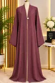 Egypt Abaya Classic Silk Abaya - Multi - 4