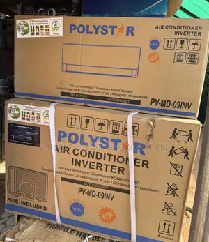 1hp Polystar Inverter Air Conditioner with Kit and Hanger