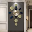 Home Interiors Luxury Golden Iron Wall Clock 50x80cm - 2