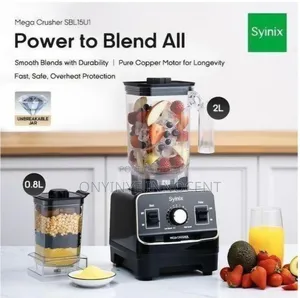 Syinix Mega Crusher 1500W Blender & Grinder - Unbreakable Jars