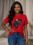 Ankara Afro Tee - Tsarin Da Ya Yanke - 1